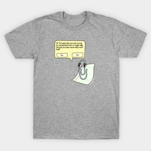 Queer Clippy - The Peach Fuzz T-Shirt